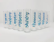 Glass Stemless Champagne Flute Set of 8