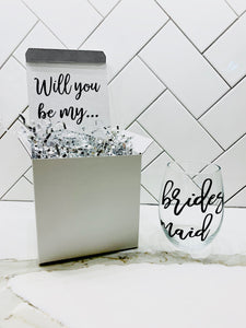 Bridesmaid Wine Proposal