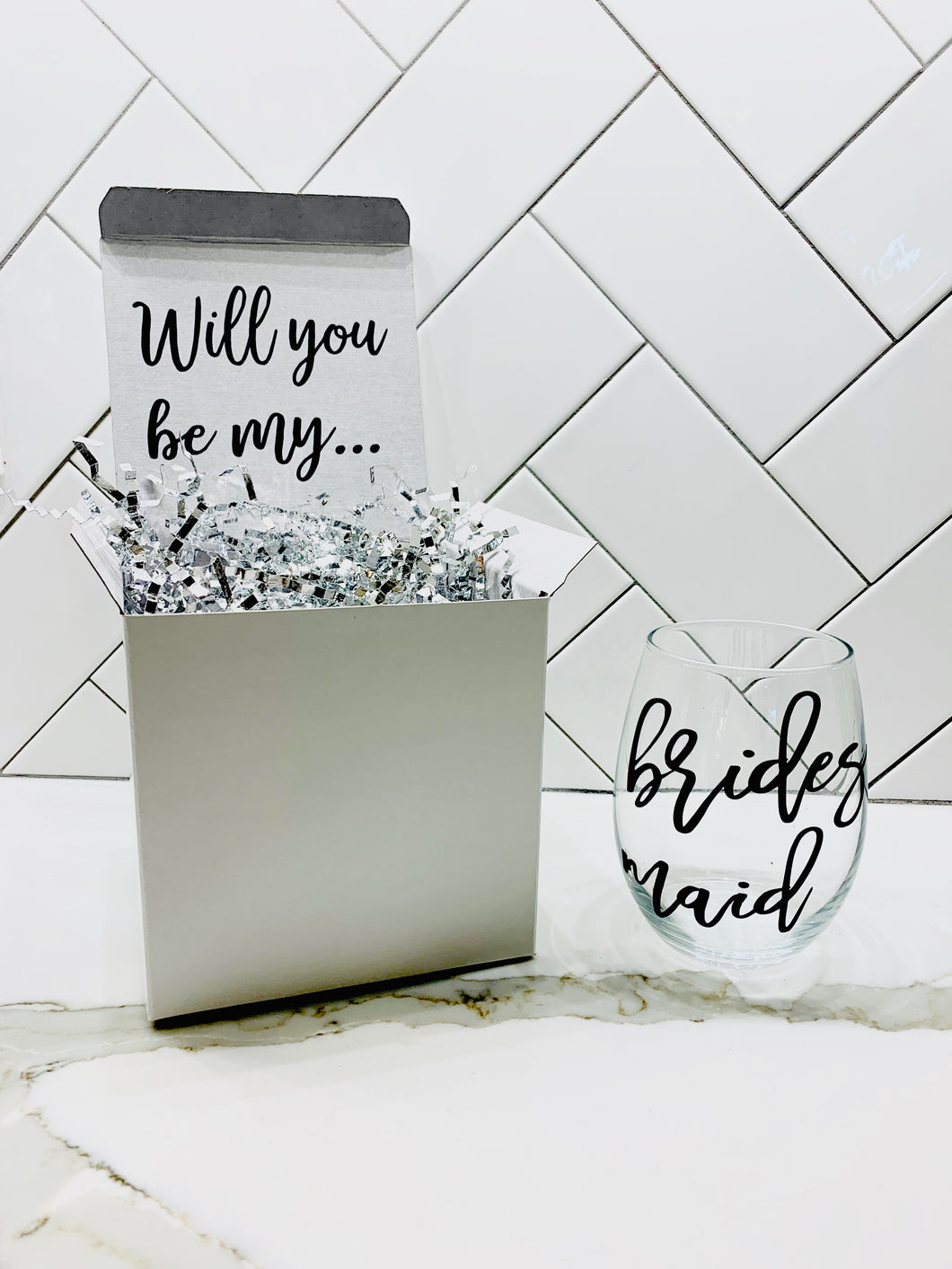 Bridesmaid Wine Proposal