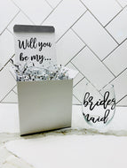 Bridesmaid Wine Proposal