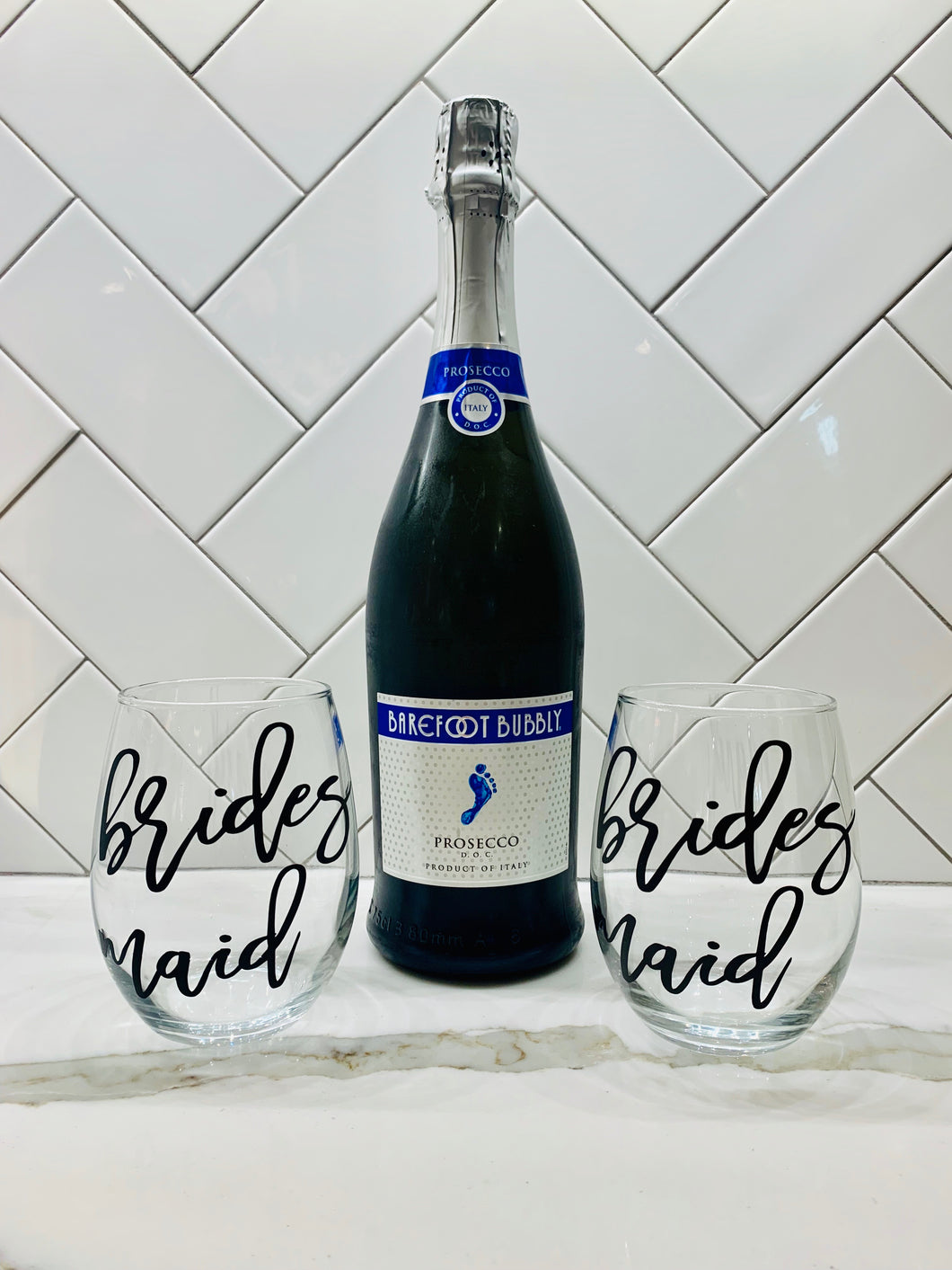 Bridesmaid Wine Glass